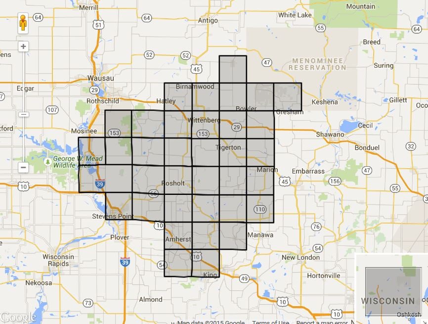 SERVICE MAP Central Wisconsin Electric Cooperative